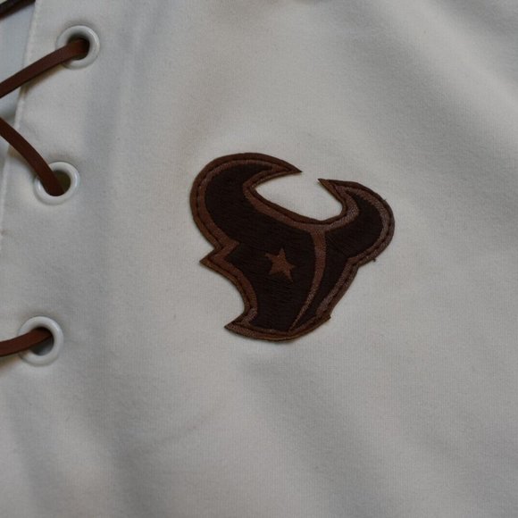 All Sport Couture NFL Womens Houston Texans Game-On Cream Hoodie New - Picture 6 of 7